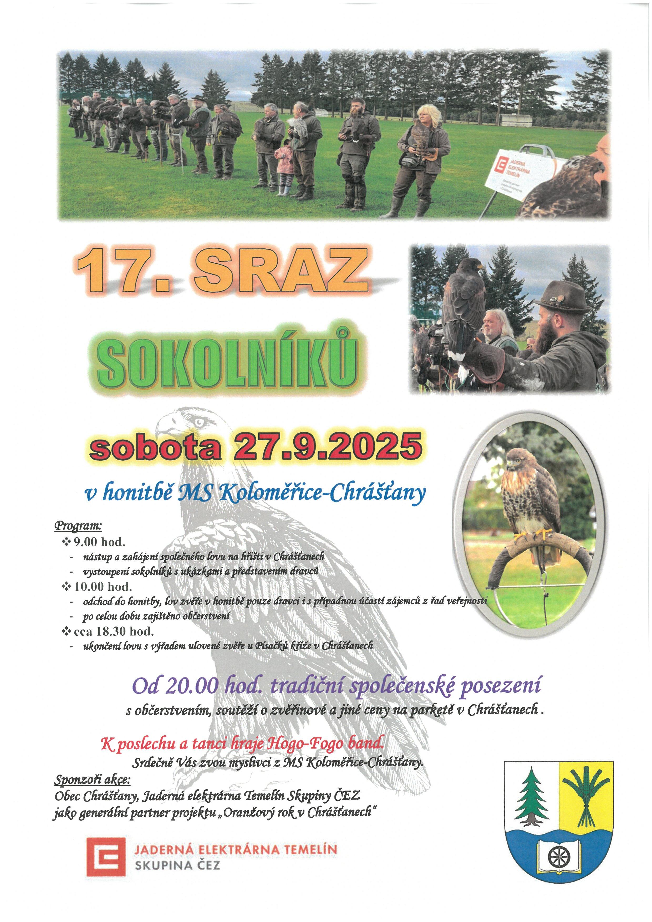 17. SRAZ SOKOLNÍKŮ V HONITBĚ MS KOLOMĚŘICE-CHRÁŠŤANY