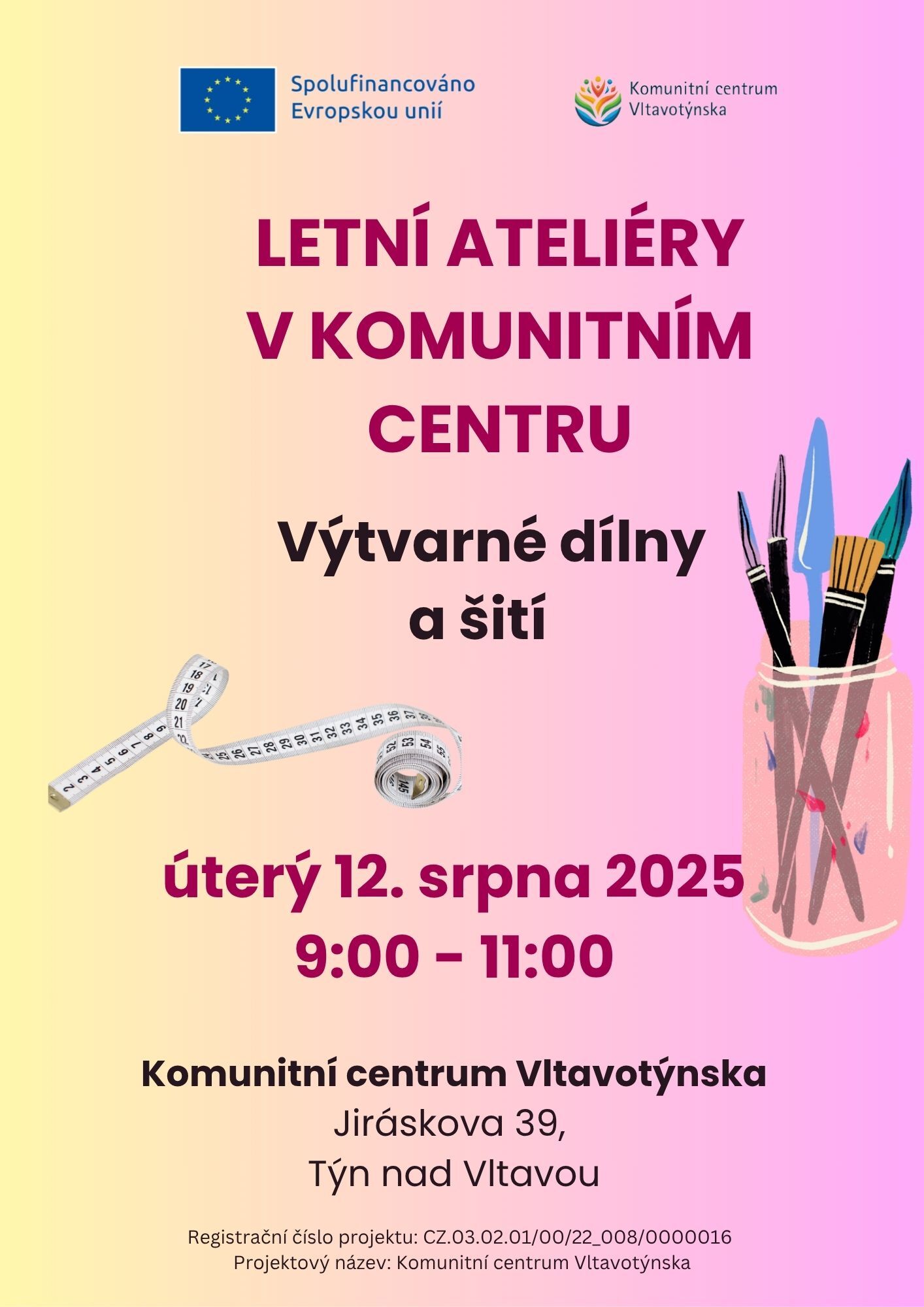 KOMUNITNÍ CENTRUM VLTAVOTÝNSKA