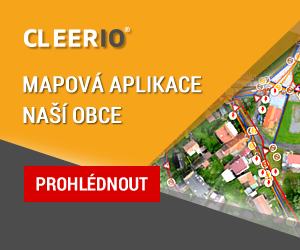 Banner mapové aplikace CLEERIO