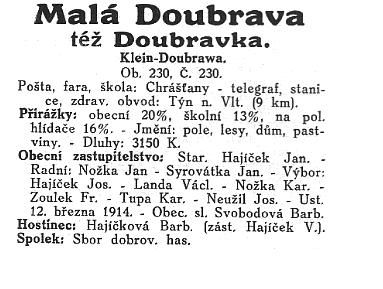 Doubravka - historie