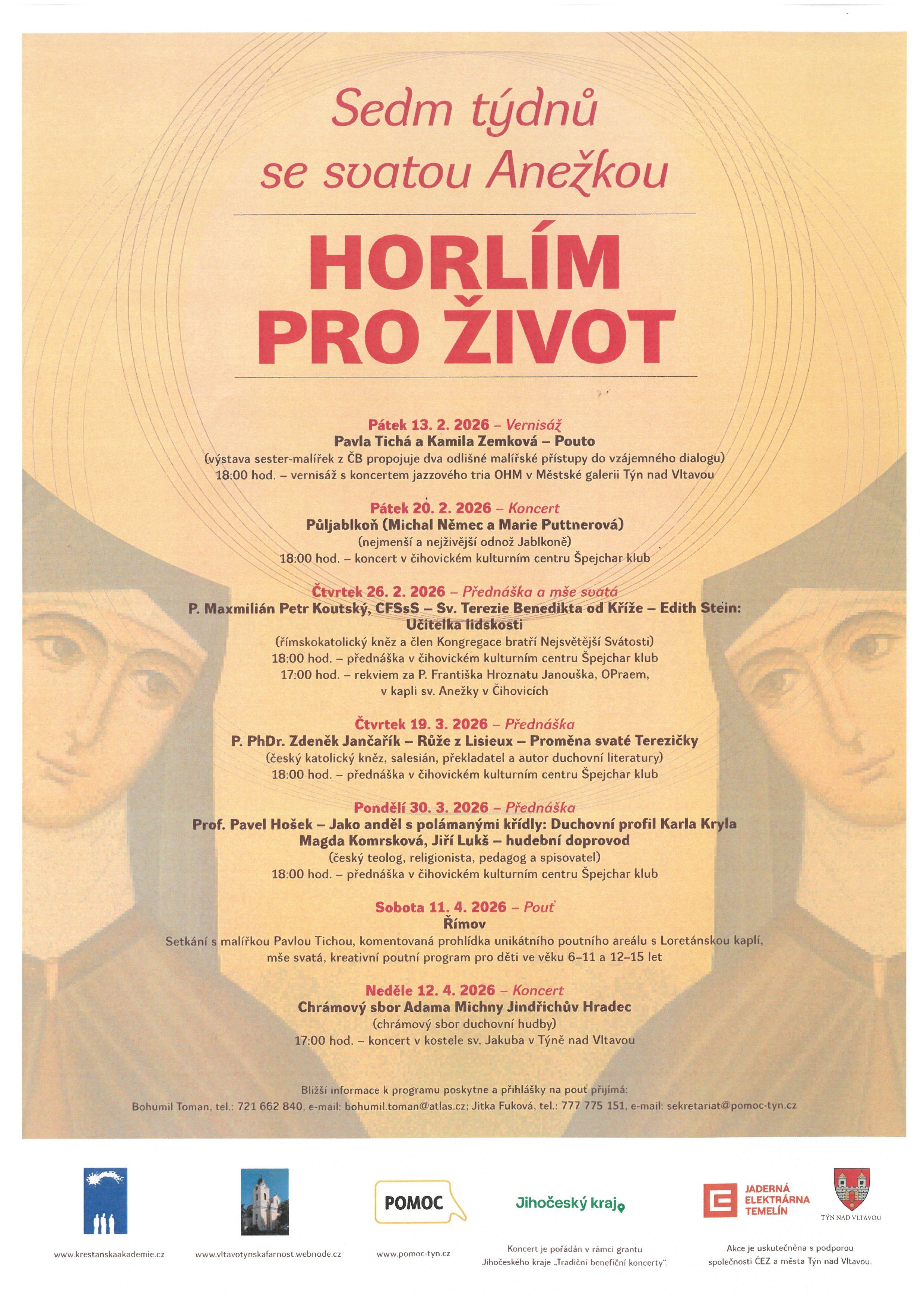 SEDM TÝDNŮ SE SVATOU ANEŽKOU 2026