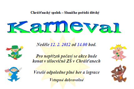 Karneval - maškarní diskotéka