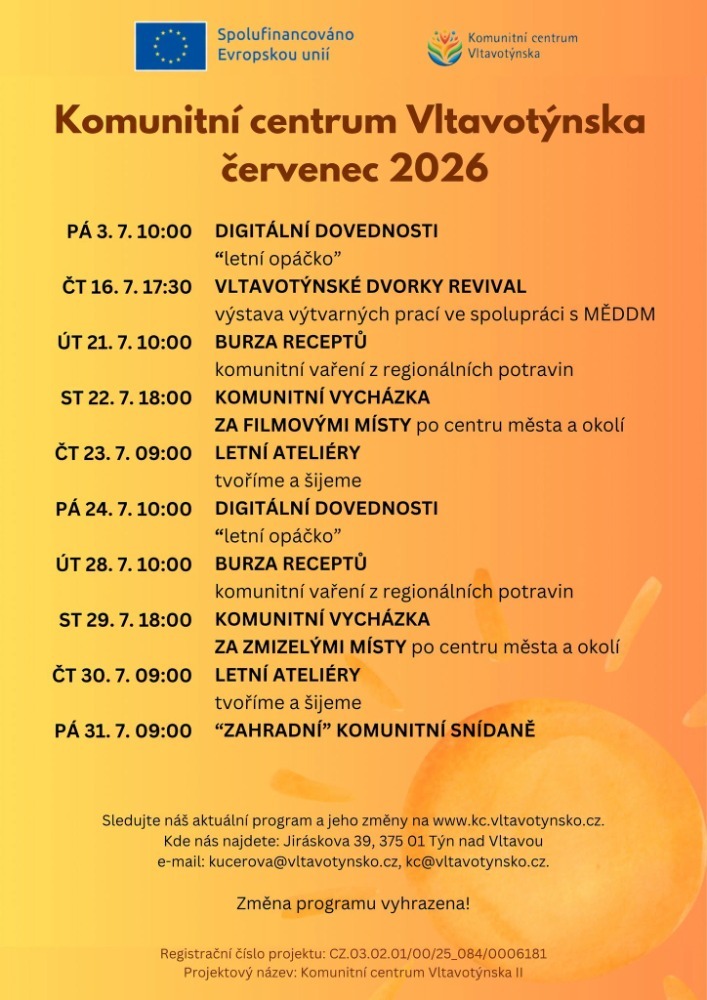 KOMUNITNÍ CENTRUM VLTAVOTÝNSKA