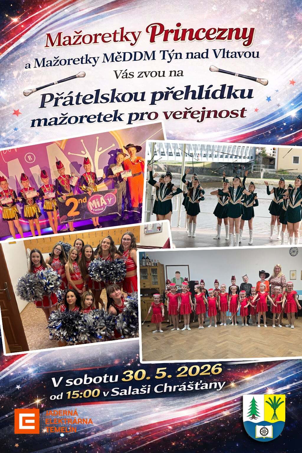 PŘÁTELSKÁ PŘEHLÍDKA MAŽORETEK V CHRÁŠŤANECH