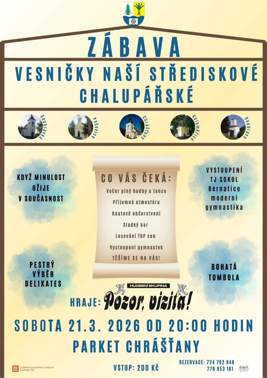 Zábava vesničky naší střediskové "chalupářské" 21.3.