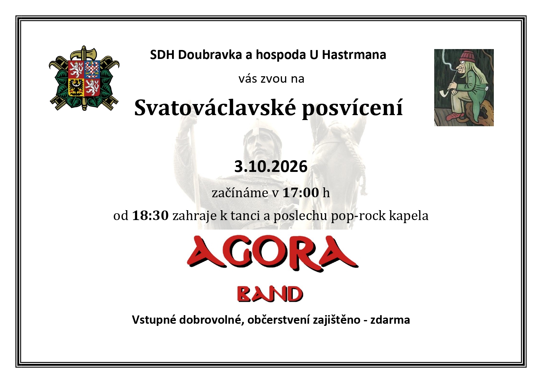 SVATOVÁCLAVSKÉ POSVÍCENÍ V DOUBRAVCE