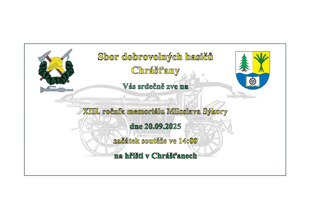 XIII. ROČNÍK MEMORIÁLU MILOSLAVA SÝKORY