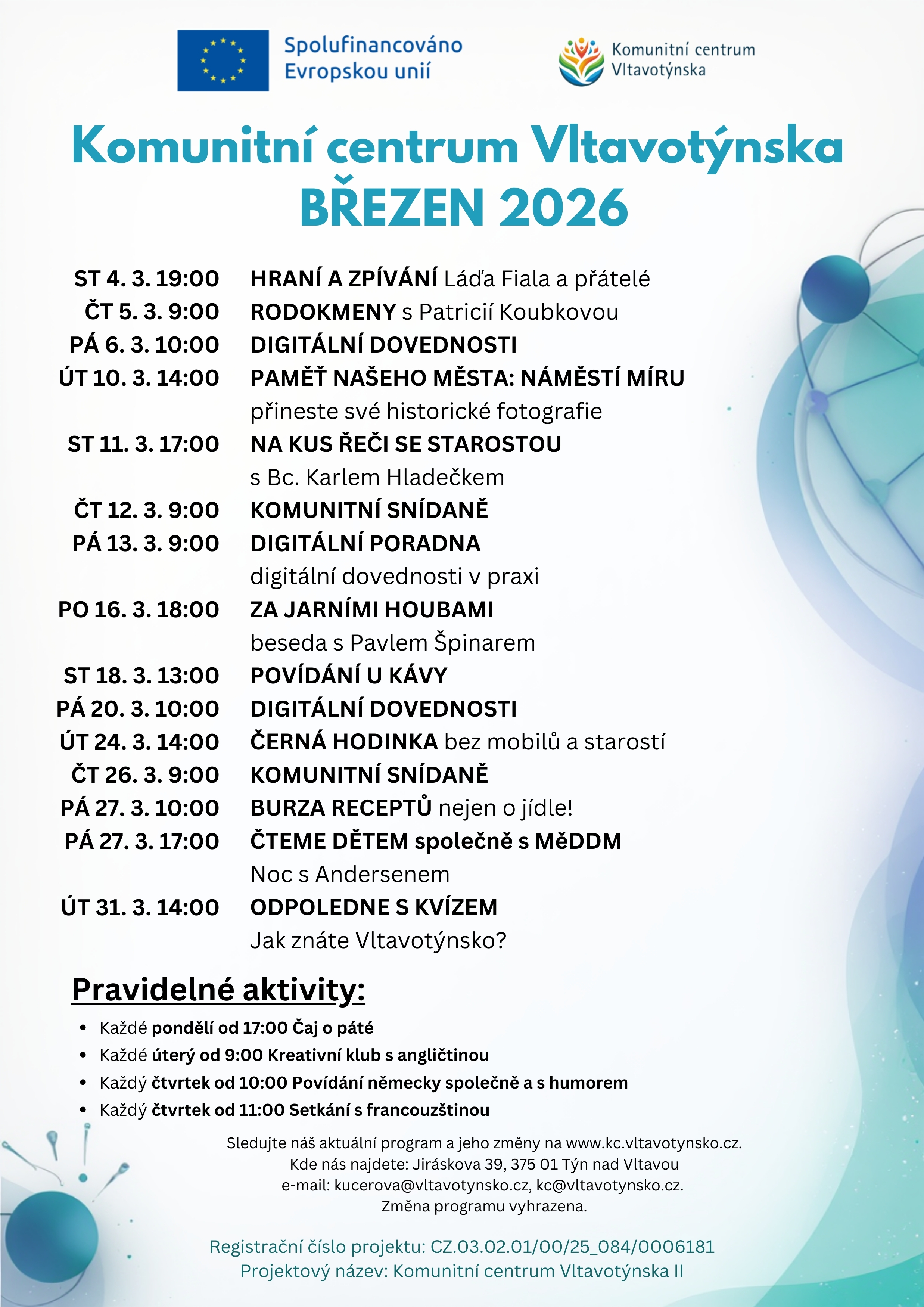 KOMUNITNÍ CENTRUM VLTAVOTÝNSKA