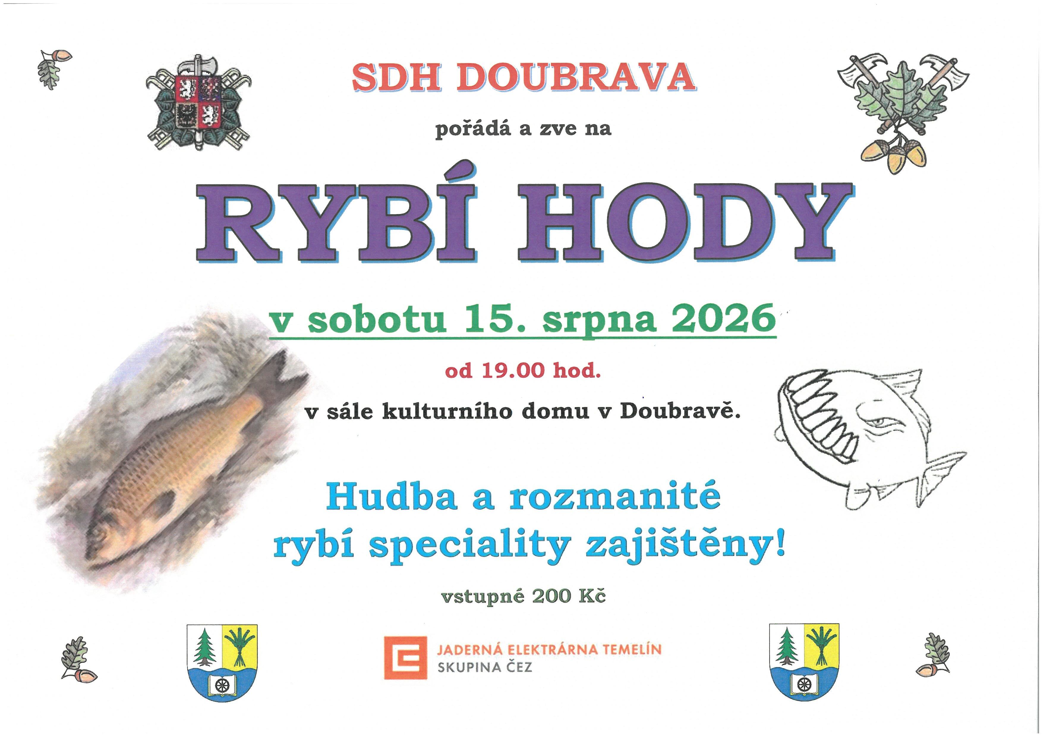 RYBÍ HODY DOUBRAVA 