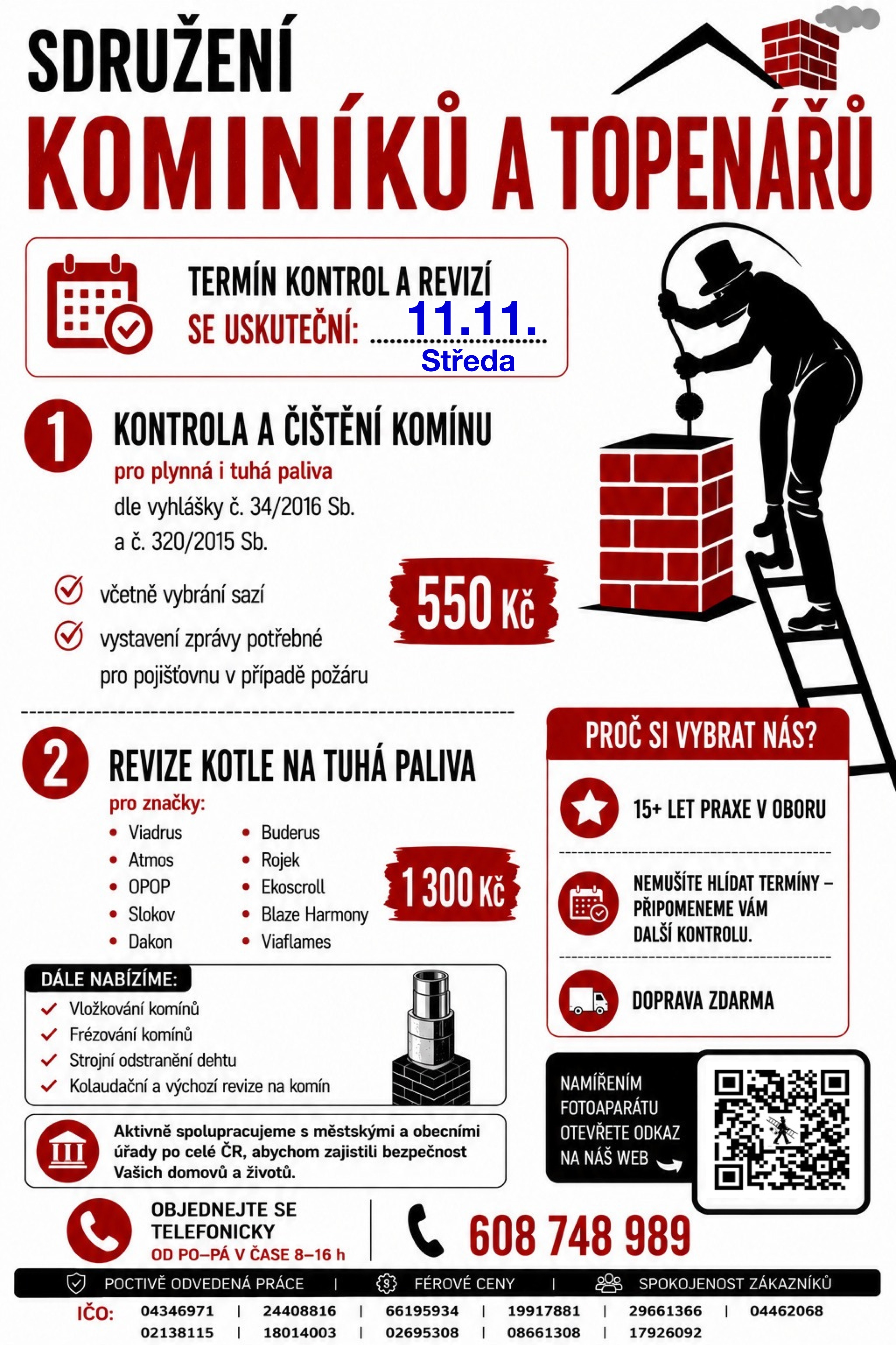 KOMINICKÉ A TOPENÁŘSKÉ SLUŽBY